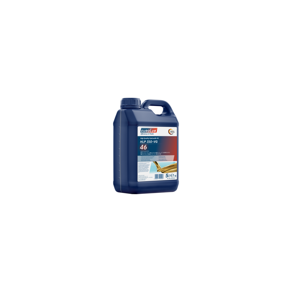 Hydraulic oil EUROLUB HLP ISO-VG 46 5 L | Oiler