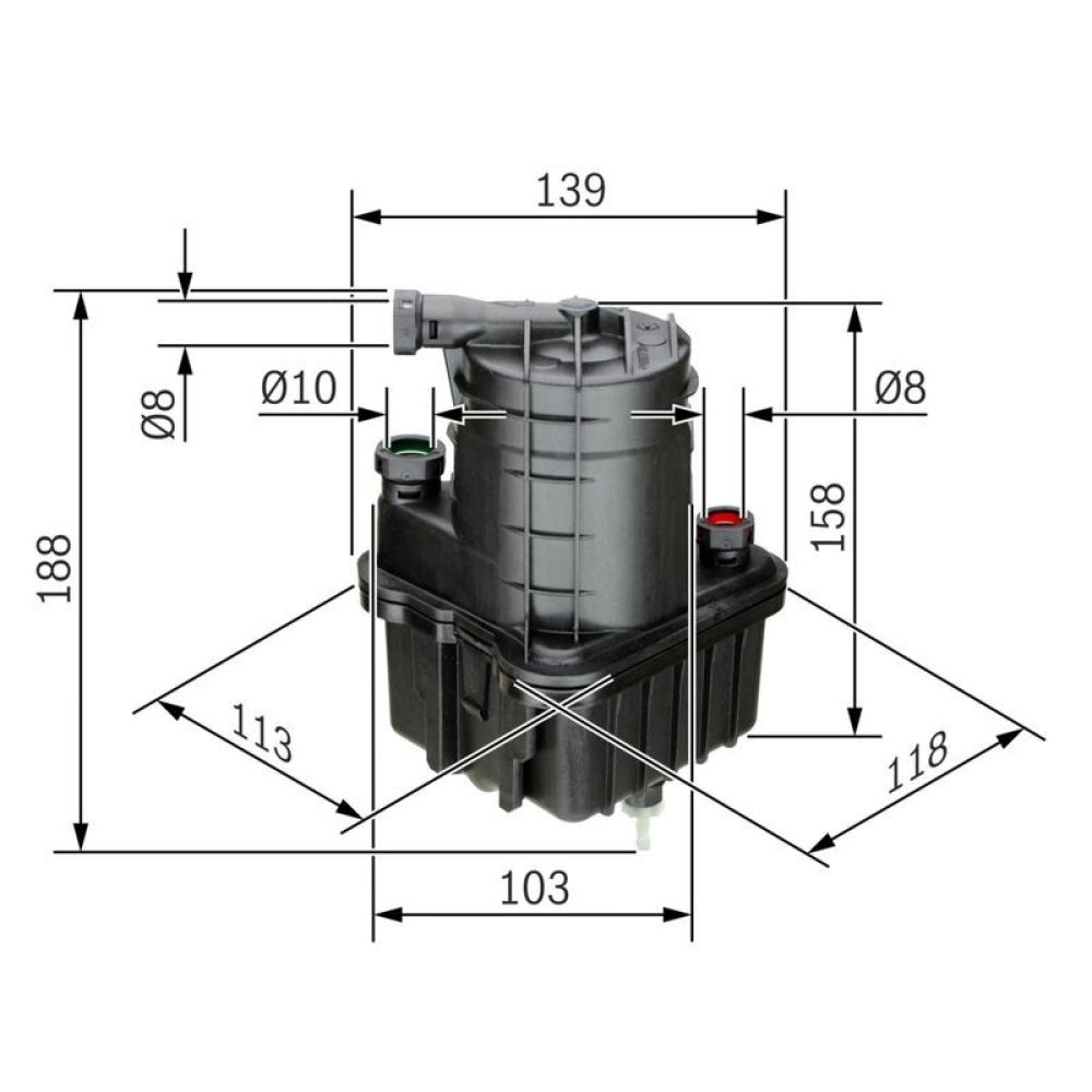Fuel Filter BOSCH 0 450 907 015