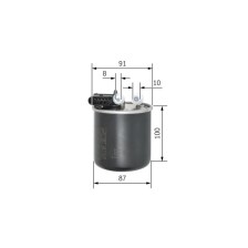 Fuel Filter BOSCH F 026 402 838