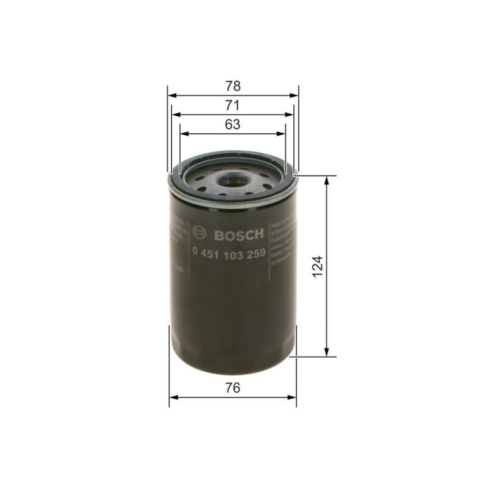 Oil Filter BOSCH 0 451 103 259