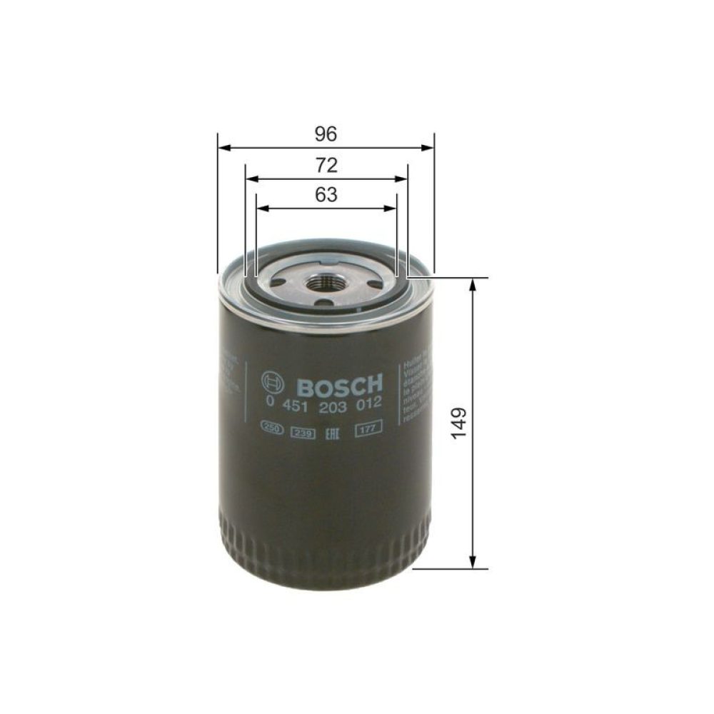 Oil Filter BOSCH 0 451 203 012