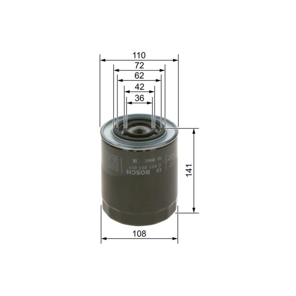 Oil Filter BOSCH 0 451 203 201
