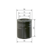 Oil Filter BOSCH 0 986 452 005