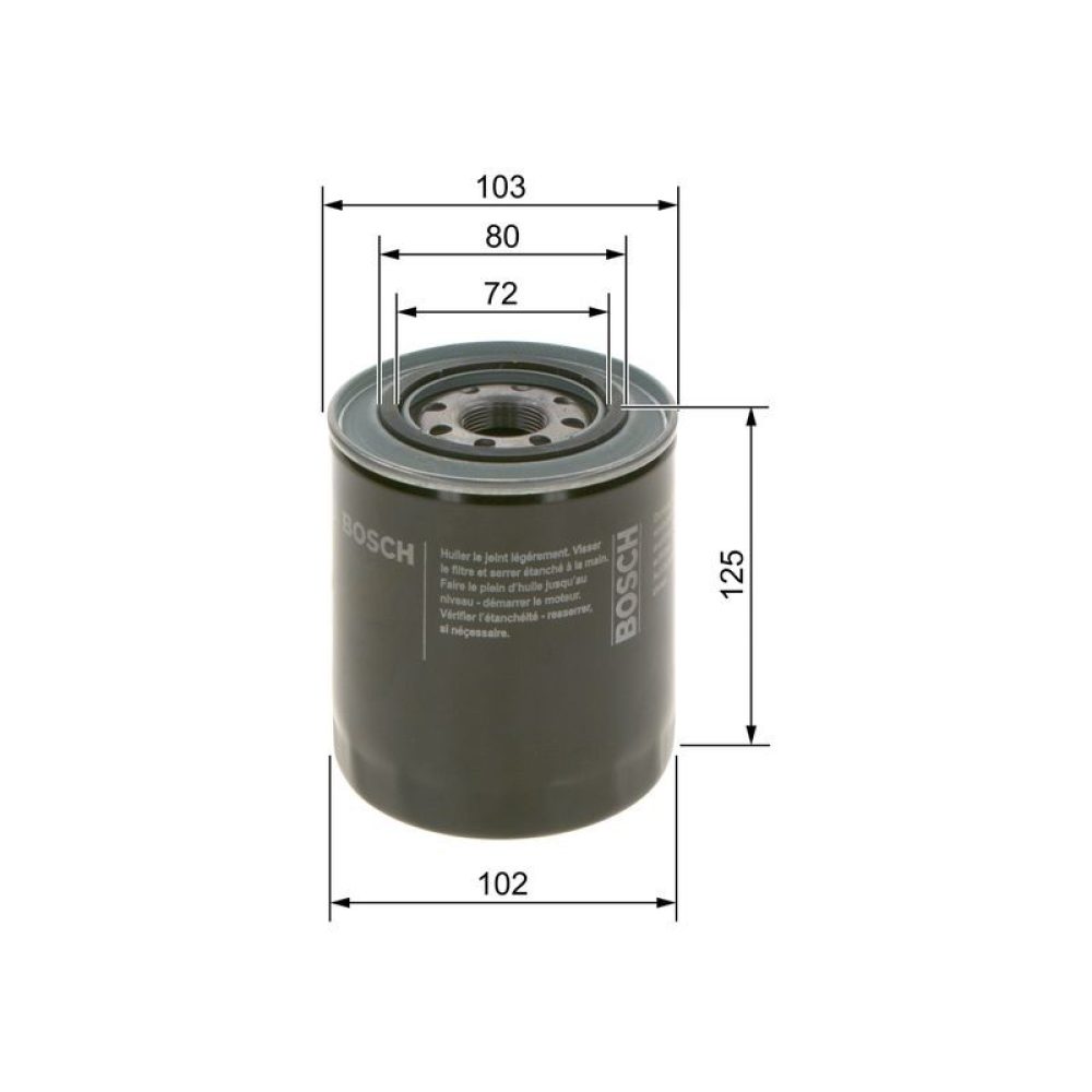 Oil Filter BOSCH 0 986 452 062