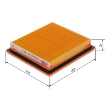 Air Filter BOSCH 1 457 433 273