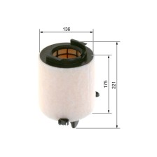 Air Filter BOSCH 1 457 433 576