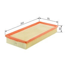 Air Filter BOSCH F 026 400 387