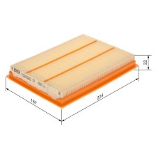 Air Filter BOSCH F 026 400 602